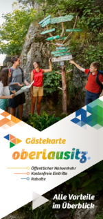 Informationsflyer Gästekarte Oberlausitz